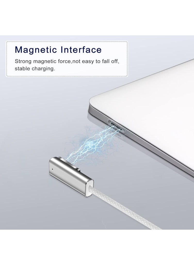 Zikra محول توصيل سريع للشحن بقوة 100 واط من نوع C إلى Mag-Safe 2 بديل لجهاز Mac-Book Pro Air من 2013-2015 - Image 3