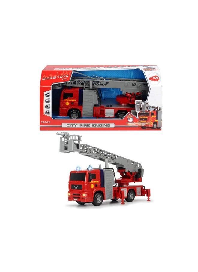Dickie Toys Dickie Toys Adult,Kid 12" Light And Sound Sos Fire Engine Vehicle (With Working Pump),Multicolor 