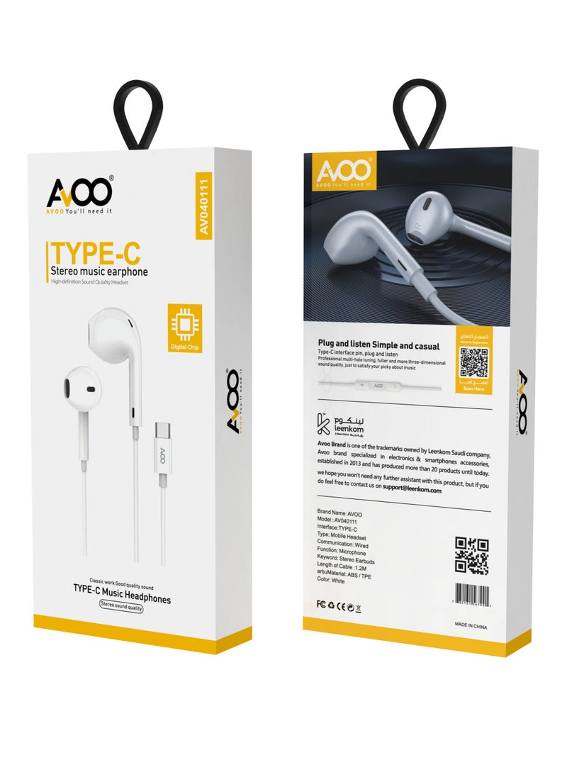 High-Quality Wired Earphones with Type-C Supported On IOS & Android - pzsku/ZB3A0C84B3CF36BC23E01Z/45/_/1734549493/87abf2d0-4bbf-4014-a6f4-ea27329bab61