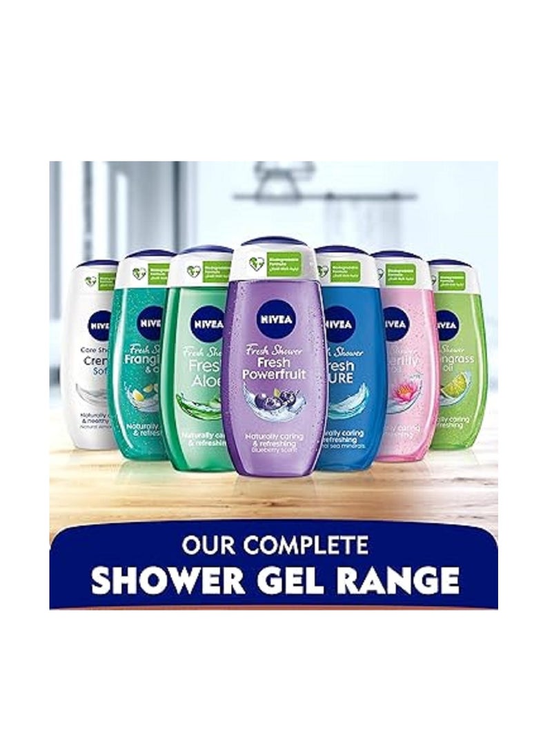 Nivea Fresh Power Fruit Shower Gel Wild Berry Scent 250ml - Image 2