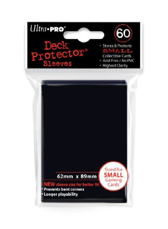 Ultra Pro أغطية حماية البطاقات باللون الأسود، 60 قطعة - Image 2