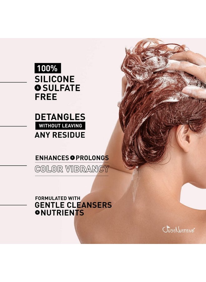Just Nutritive Color Care Shampoo ; Best Shampoo For Color Treated Hair ; Preserve Your Hair Color Longer ; Color Safe Shampoo ; Products For Color Treated Hair ; Natural Ingredients 16 Fl Oz  - Image 5