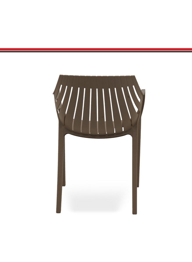 Supreme chairs Supreme chairs Spectrum with Arm Oversized Plastic Chair for Home, Garden, Cafeteria and Restaurent Purpose Comes with 6 Months Warranty (Color: Dark Beige, Count: 2) - Image 5