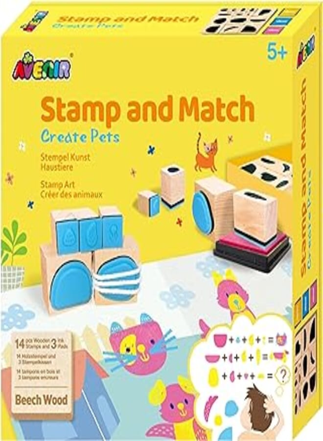 Avenir Stamp And Match Assorted Display 2 * 4Items
