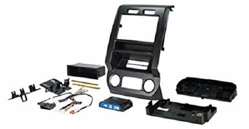 PAC RPK4-FD2201 Double DIN Dash Kit & Interface harness for Select 2015-2017 Ford F150-F550 Trucks,black - Image 3