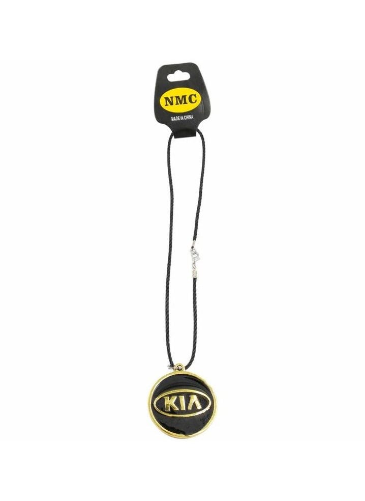 KIA Car Mirror Hanging Pendant KIA Logo Car Emblem Metal Mini Car Decoration Chain With KIA Logo 1 Pcs  - Image 3