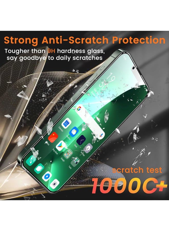 Lesakit [3+3 Pack Privacy Screen Protector for iPhone 13 Pro Max 6.7-Inch with 3 Pack Camera Lens Protector, Anti Spy Tempered Glass Film 9H Hardness Bubble Free Case Friendly - Image 4