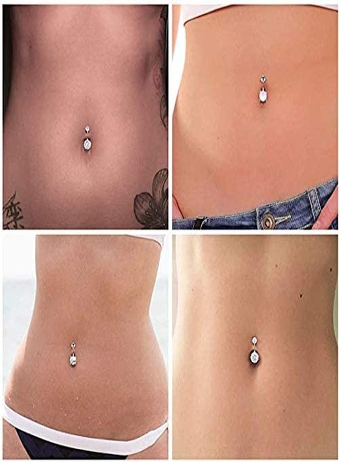 SHIELD PLUS 316L SURGICAL MULTISHAPE BELLY DIAMOND PIERCING SHAPE |3PCSCOMBO(IY-180) - Image 2