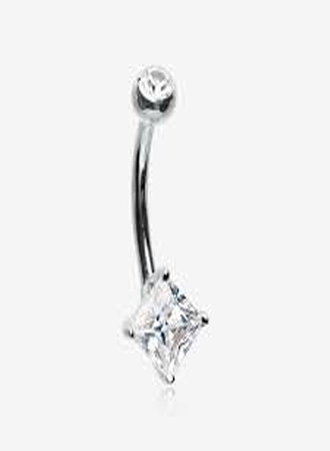 SHIELD PLUS 316L SURGICAL MULTISHAPE BELLY DIAMOND PIERCING SHAPE |3PCSCOMBO(IY-180) - Image 3