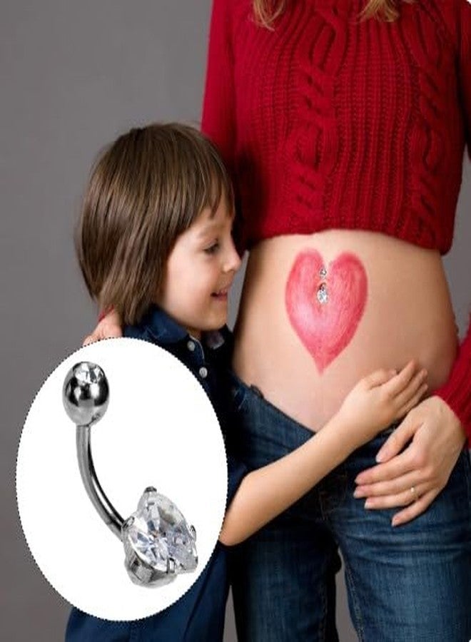 SHIELD PLUS 316L SURGICAL MULTISHAPE BELLY DIAMOND PIERCING SHAPE |3PCSCOMBO(IY-180) - Image 4