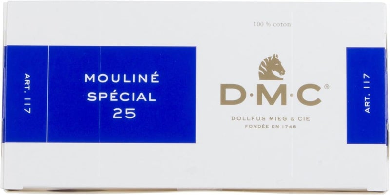 DMC 6-Strand Embroidery Cotton Floss, Very Dark Brown Grey - Image 2