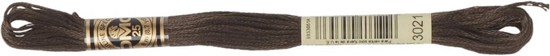 DMC 6-Strand Embroidery Cotton Floss, Very Dark Brown Grey - Image 3