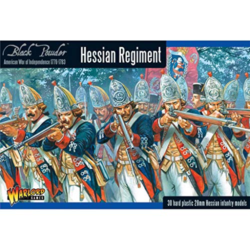 WARLORD GAMES Black Powder Revolutionary War Hessian Regiment 156 Military Wargaming Plastic Model Kit WGRAWI03 - Image 1