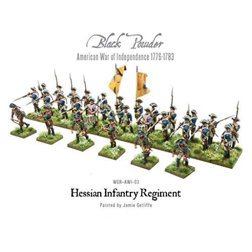 WARLORD GAMES Black Powder Revolutionary War Hessian Regiment 156 Military Wargaming Plastic Model Kit WGRAWI03 - Image 5