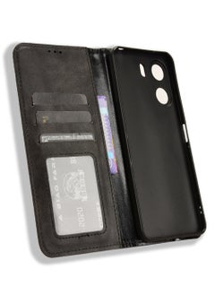 يوك الدخن بوكو C65 / الدخن Redmi 13C أسود بو الجلود الحافظة  - Image 3