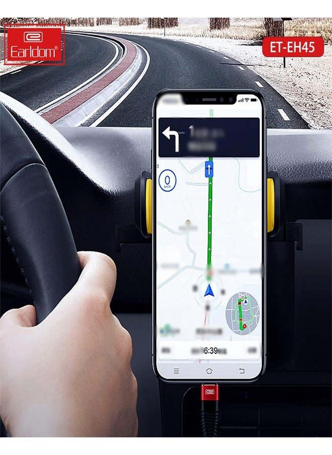 Earldom Earldom ET-EH45 360 Degree Rotation Car Holder Mobile Car Holder - Black  - Image 3