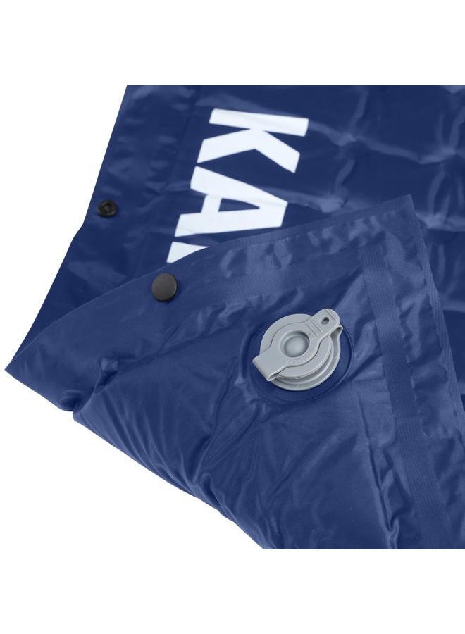 KAMUI Self Inflating Sleeping Pad - 2 Inch Thick Camping Pad Connectable with Multiple Mats for Tent and Family Camping (Blue) - Image 2