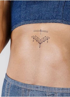 Inkbox Temporary Tattoos, Semi-Permanent Tattoo, One Premium Easy Long Lasting, Water-Resistant Temp Tattoo with For Now Ink - Lasts 1-2 Weeks, Waterfall, 3 x 3 in