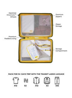 Mokobara MOKOBARA The Transit Check-in Large Luggage Polycarbonate 8 Spinner Wheel Trolly Hardsided Suitcase With Built In Tsa Lock Travel Suitcase (White)  - Image 2