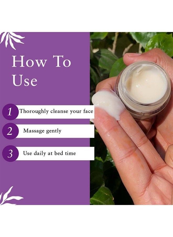 Just Herbs Plantbased Retinol Bakuchiol Antiaging Night Face Cream For Fine Lineswrinkles And Dark Spotssuitable For Men & Women 20Gm  - Image 4