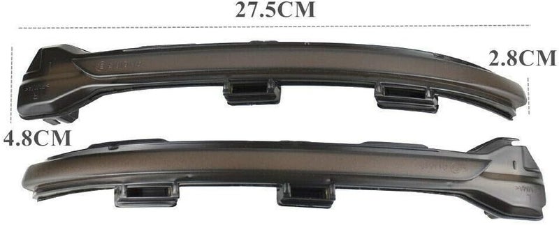 csslyzl Dynamic LED Turn Signal Light Sequential Side Mirror Marker Indicator Blinker Lamp Compatible With VW Golf MK7 7.5 VII GTI R GTD TSI 2015+ - Image 2