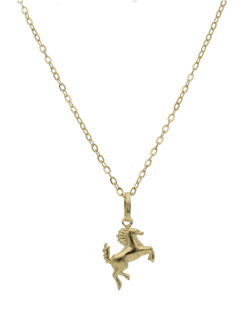 FK Jewellers Gold Necklace (Chain with Horse Pendant) 18KT - FKJNKL18KU1100 - Image 1
