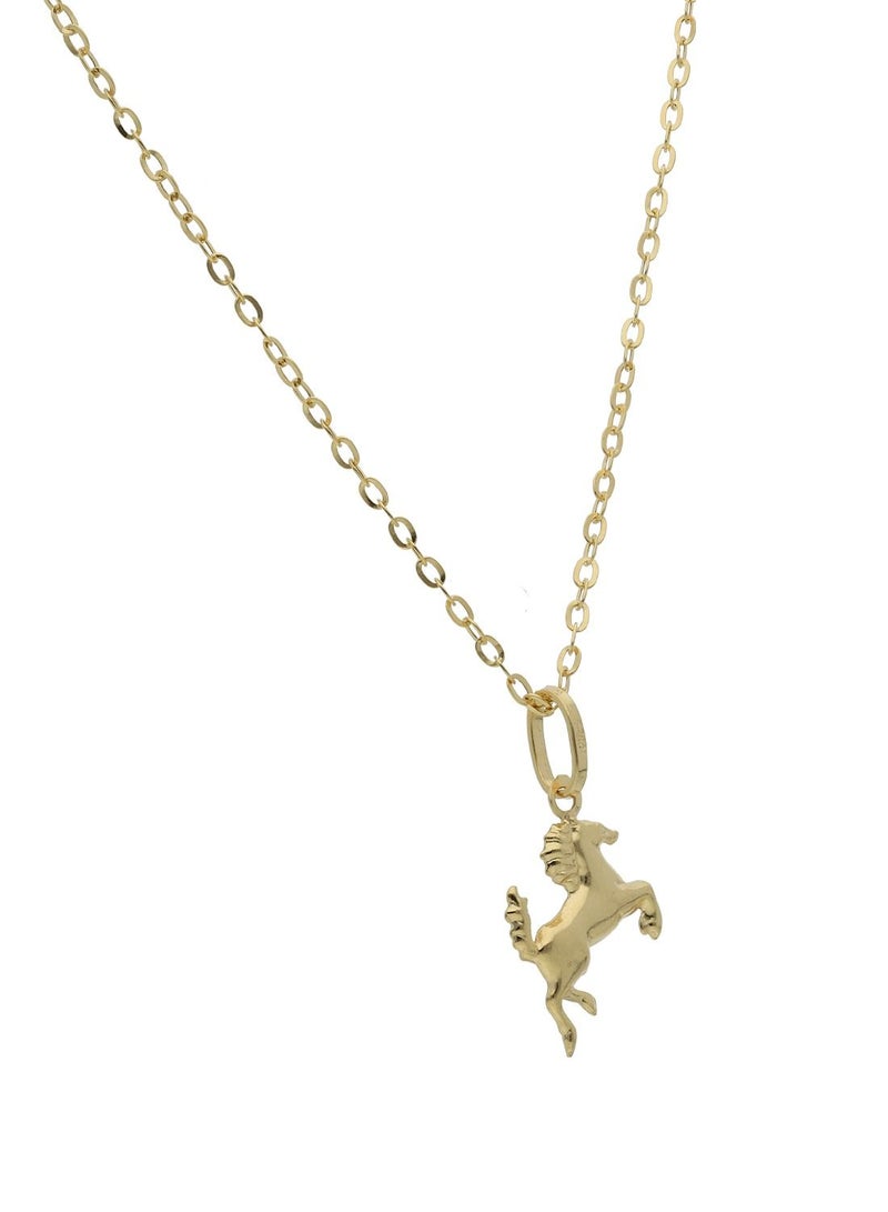 FK Jewellers Gold Necklace (Chain with Horse Pendant) 18KT - FKJNKL18KU1100 - Image 2