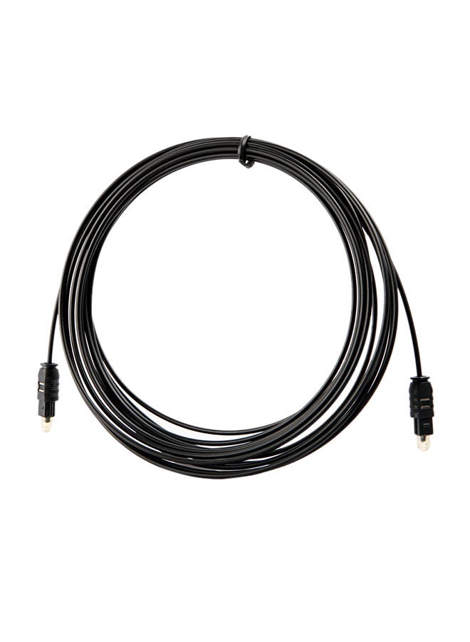 NIBEMINENT Audio Toslink Cable Black - Image 3