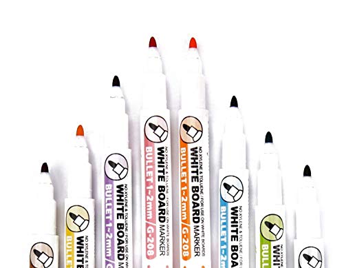 YES4QUALITY Dry Erase Markers for Whiteboard w/Eraser Caps (16 Pack), Magnetic White Board Marker Set for Kids, Ultra-Fine Tip, Assorted Colors & Low-Odor, Use for Office, Classroom & Home - Image 2