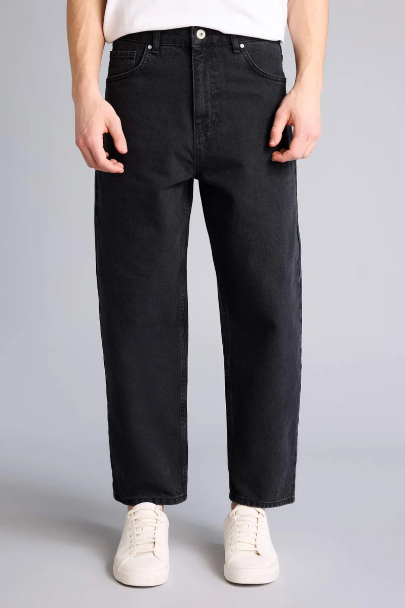 Defacto  Tapered Wide Leg Trousers for Men | Best Price UAE