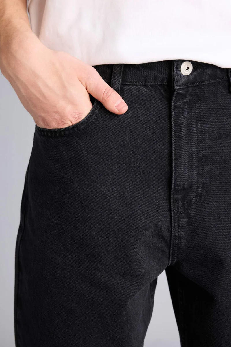 Defacto  Tapered Wide Leg Trousers for Men | Best Price UAE