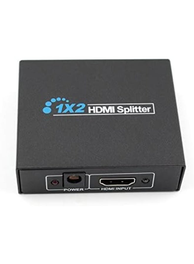 HDMI Splitter 1 In 2 Out – Full HD 1080p HDMI Switch with Signal Amplifier – Easy Display for TV, PS3, PS4, DVD & More - Image 3