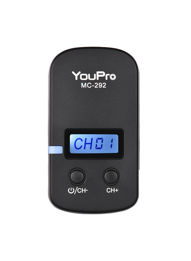 MC-292 N3 2.4G Wireless Remote Control LCD Timer Shutter Release Transmitter Receiver 32 Channels