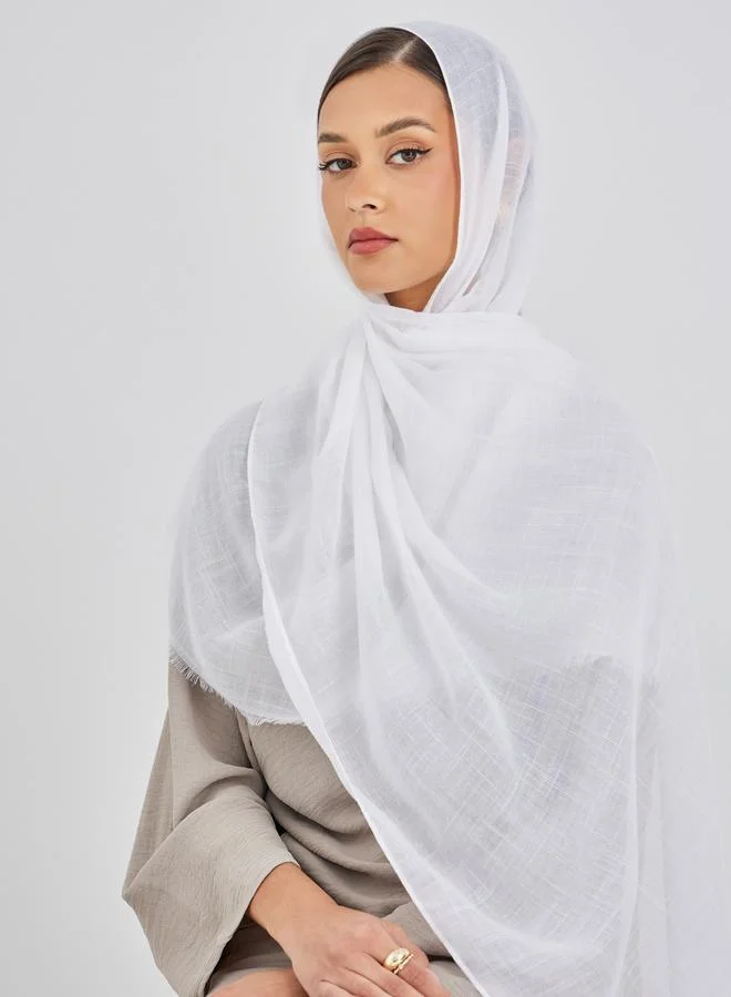 ستايلي Styli Textured Crinkle Hijab, 180x80cm