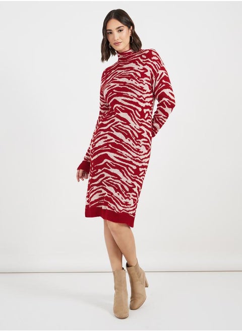 Zebra Print Dress