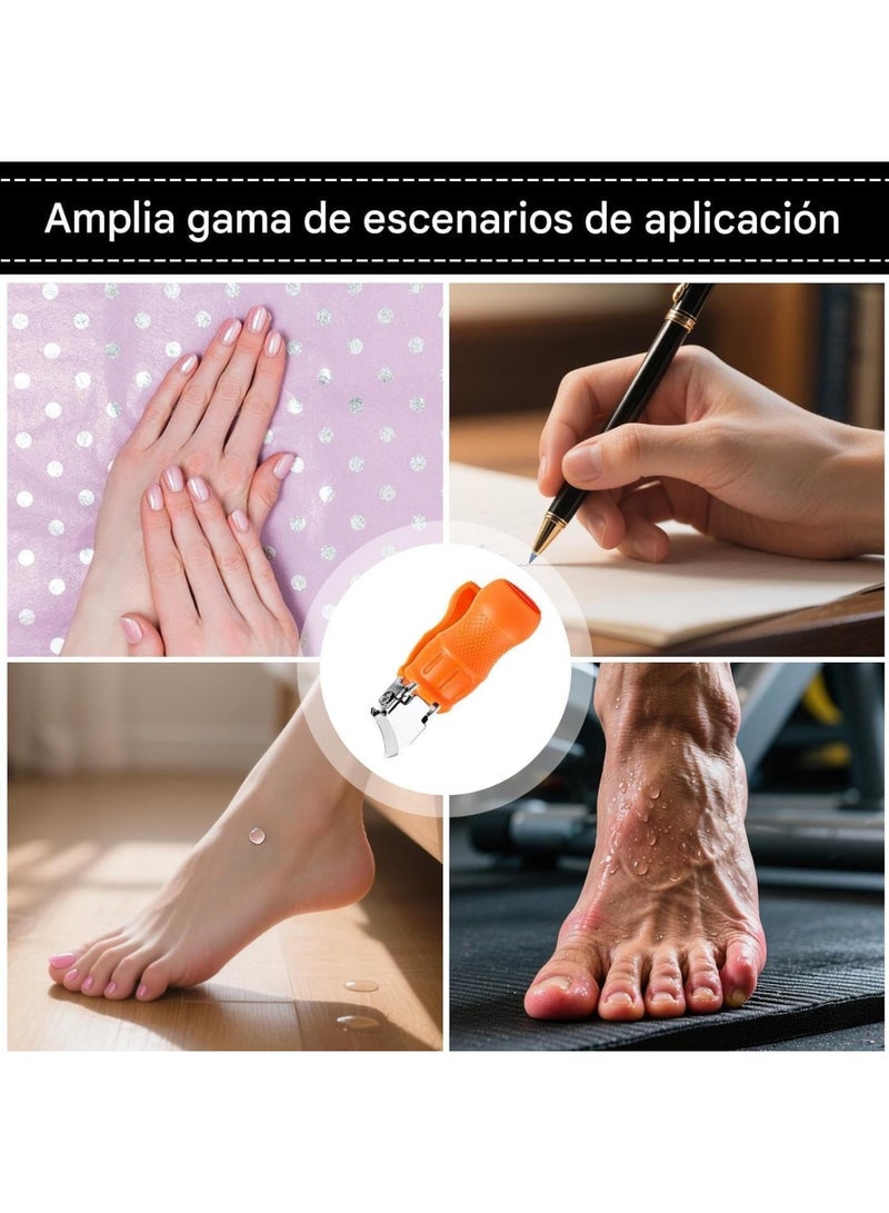 SYOSI Nail Clippers, Curved Precision Nail Cutter with Sharp Blades and Ergonomic Handle, Durable Stainless Steel Fingernail and Toenail Clipper for Men Women Seniors, Suitable for Home and Salon Use - Image 4