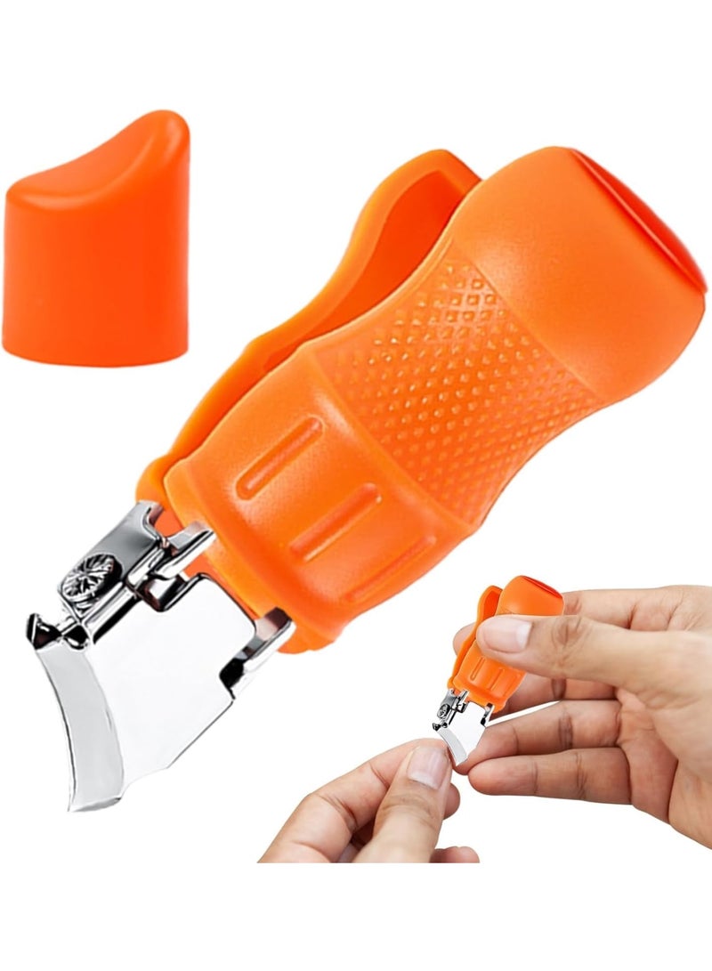 SYOSI Nail Clippers, Curved Precision Nail Cutter with Sharp Blades and Ergonomic Handle, Durable Stainless Steel Fingernail and Toenail Clipper for Men Women Seniors, Suitable for Home and Salon Use - Image 1