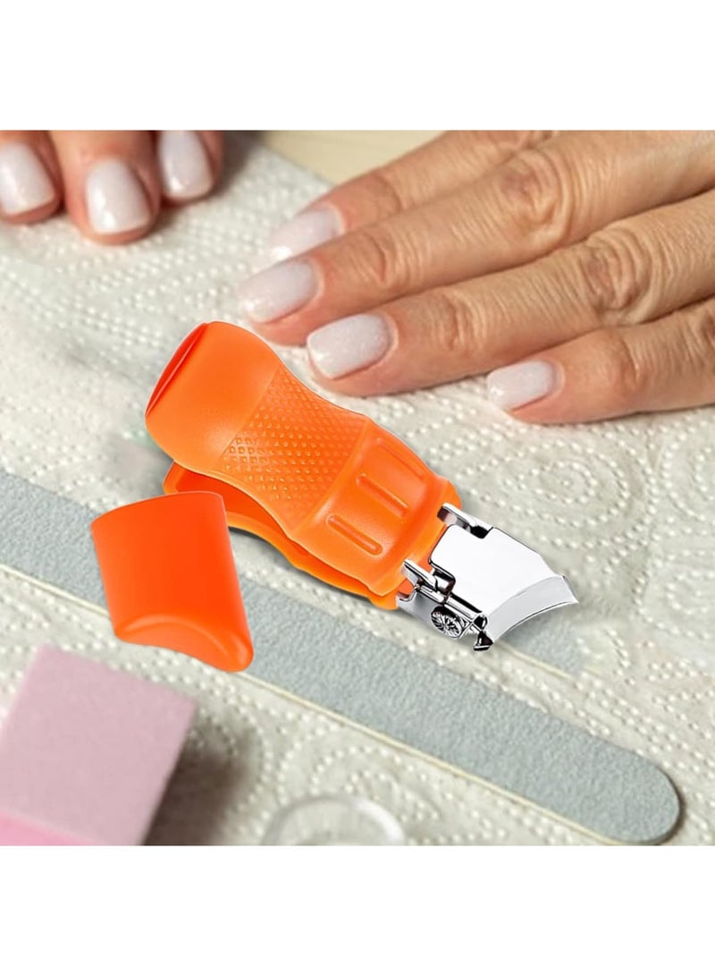 SYOSI Nail Clippers, Curved Precision Nail Cutter with Sharp Blades and Ergonomic Handle, Durable Stainless Steel Fingernail and Toenail Clipper for Men Women Seniors, Suitable for Home and Salon Use - Image 2