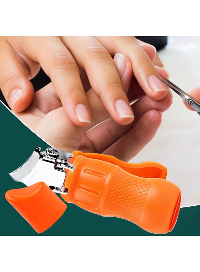 SYOSI Nail Clippers, Curved Precision Nail Cutter with Sharp Blades and Ergonomic Handle, Durable Stainless Steel Fingernail and Toenail Clipper for Men Women Seniors, Suitable for Home and Salon Use - Image 3