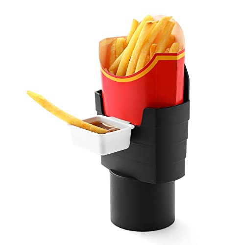 SUADEN French Fry Holder and Sauce Holder Set for Car, Funny Useful White Elephant Gift Idea for Adults, Stocking Stuffer for Men and Women (1) - Image 1