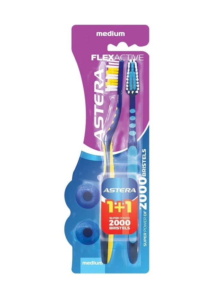 Astera Flex Active Medium Bristles Toothbrush