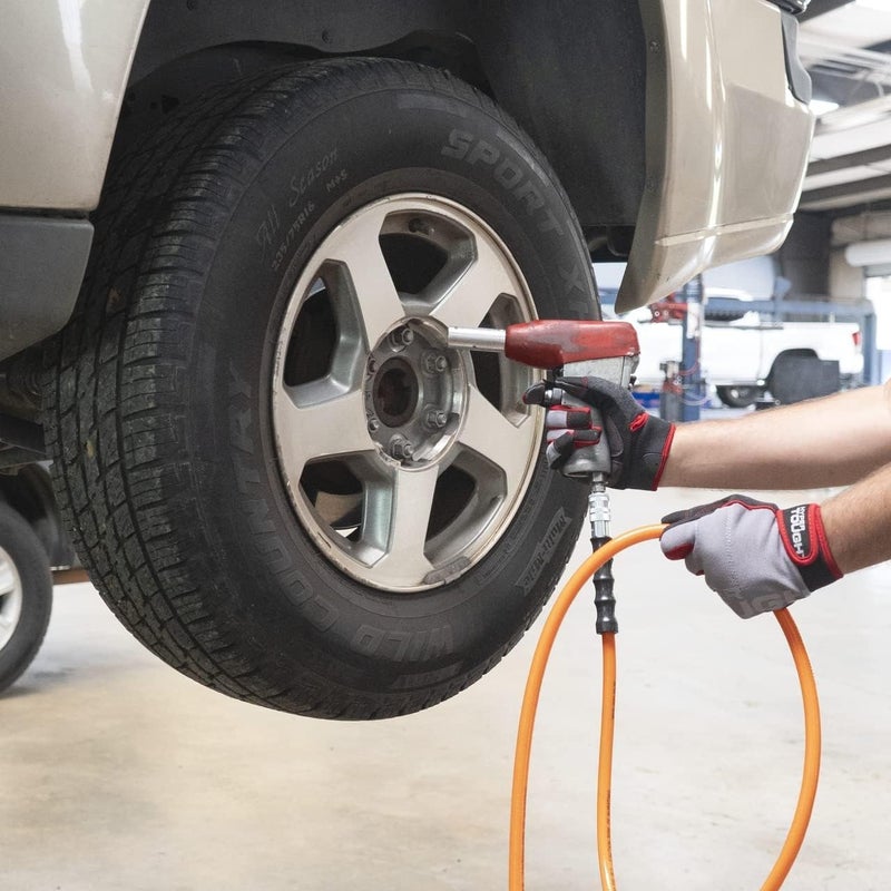 BluBird BLUBIRD AVAGARD 38 x 50 Lightweight PVC Air Hose 300 PSI Flexible Durable Ozone UV  KinkResistant with Solid Brass 14 NPT Fittings - Image 4