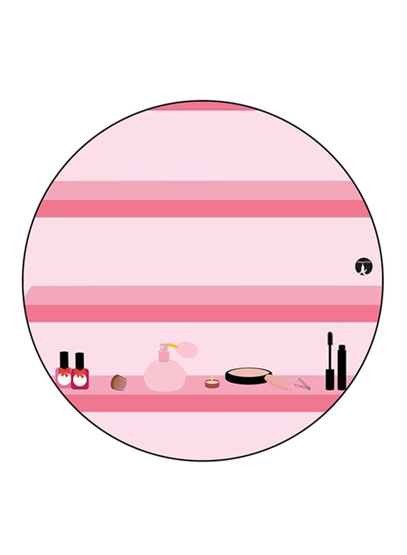 RKN Make Up Printed Mouse Pad Round  Multicolour