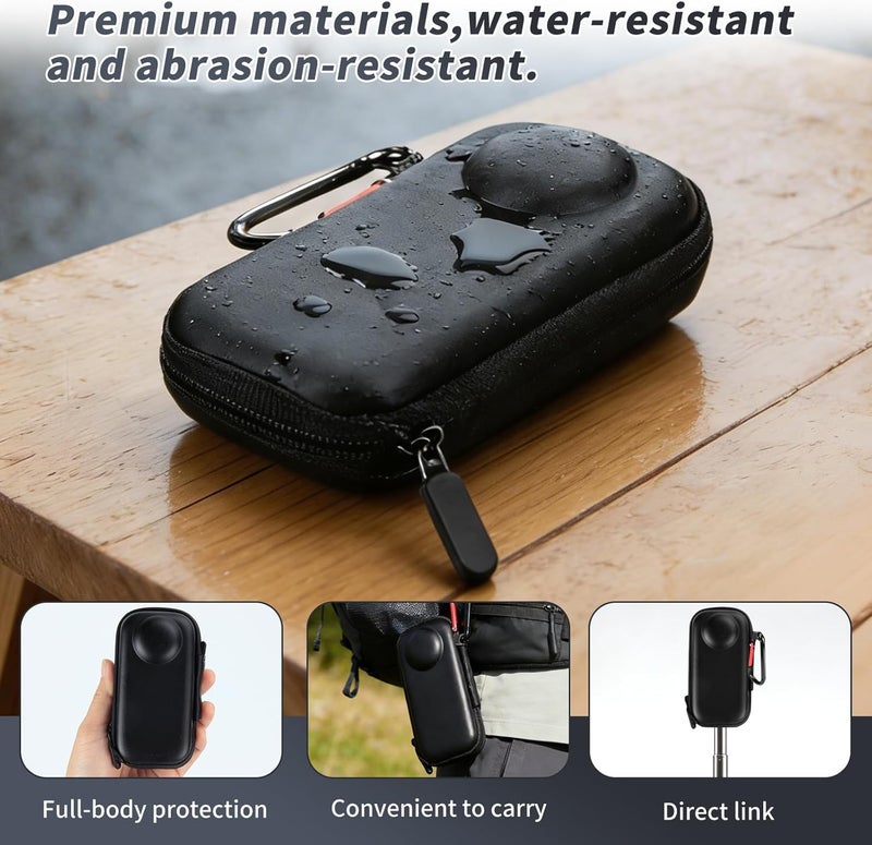 Vasgather Camera Protective Kit for insta 360 X4 Air Accessories Include-Screen Protector/Lens Guard/Silicone Protective Cover/Camera case(with Buckle) - Image 5
