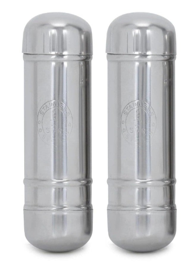 Premier55 Chunauti for Khaini/Surti/معطر الفم/علبة بهارات عبوة من 2 | علبة ستانلس ستيل تشوناوتي | تشوناداني - Image 1