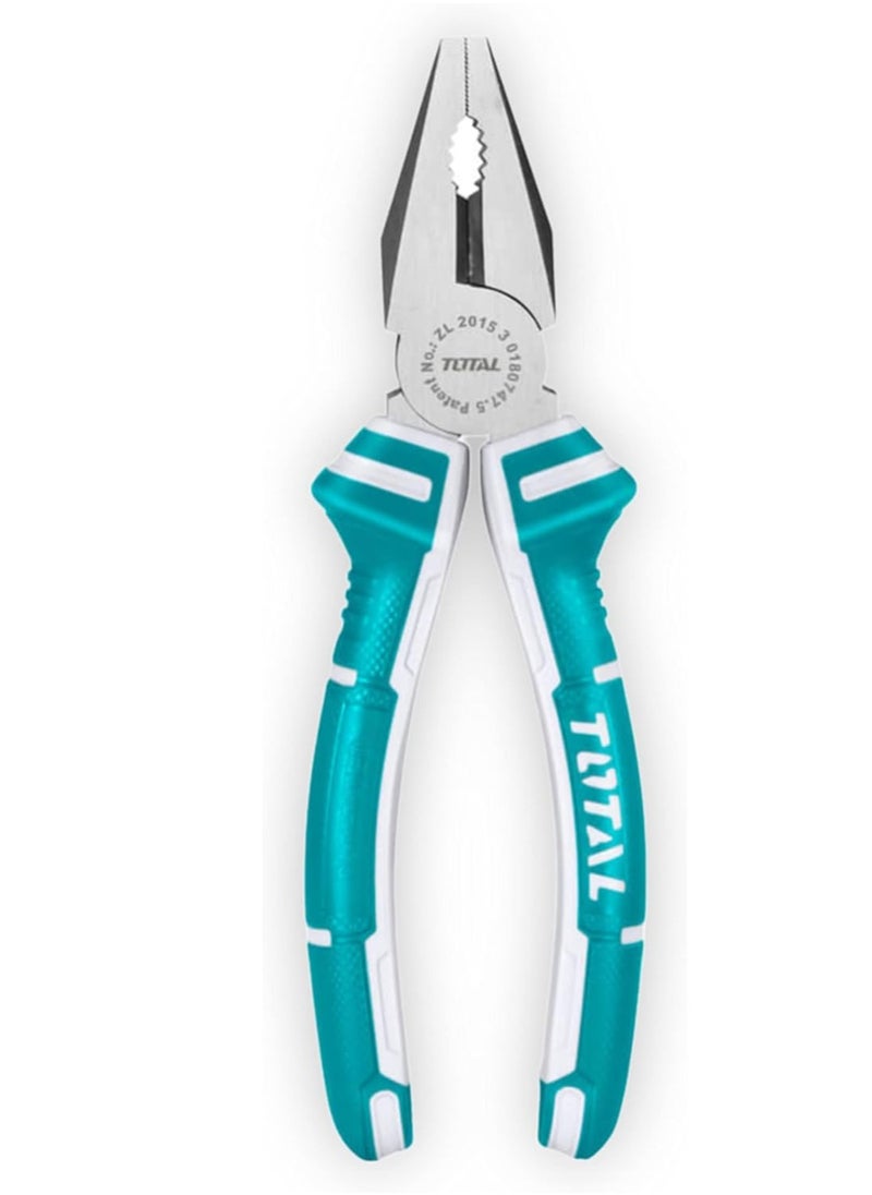 TOTAL Total 200mm Combination Pliers - 8-Inch Multi-Functional Tool with Anti-Rust Coating and Ergonomic Two-Color Handle  - Image 5