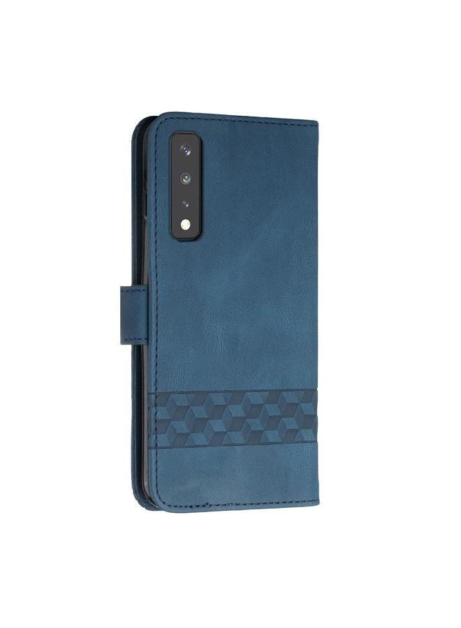 اس-توب جراب هاتف LG Stylo 7 4G ذو ملمس جلدي مكعب قابل للطي - Image 3