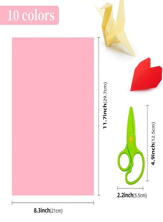 AIMI Construction Paper 100 Sheets Assorted Colors Bulk for Kids School Supplies A4 Copy Paper Preschool Classroom Supplies Elementary Great for Arts Painting Coloring Drawing Creating Crafts - Image 3