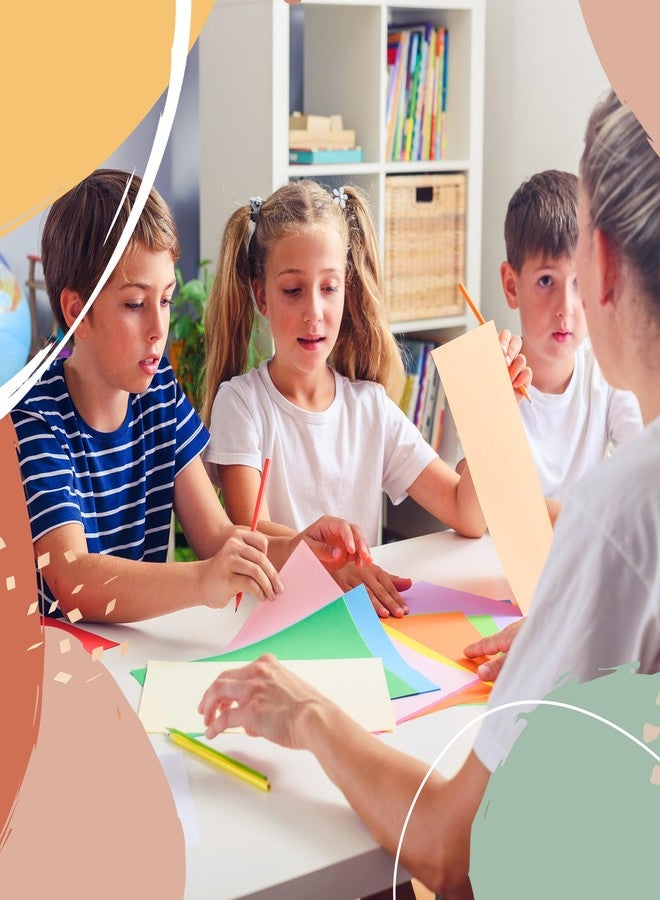 AIMI Construction Paper 100 Sheets Assorted Colors Bulk for Kids School Supplies A4 Copy Paper Preschool Classroom Supplies Elementary Great for Arts Painting Coloring Drawing Creating Crafts - Image 2