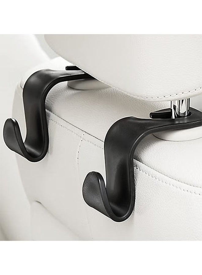 YJ Car Seat Headrest Hook, 4 Pack Universal Car Storage Headrest Hanger Holder Hooks for Purse Used to Hang Water Bottles Shopping Bags Car Trash Bags - Image 4